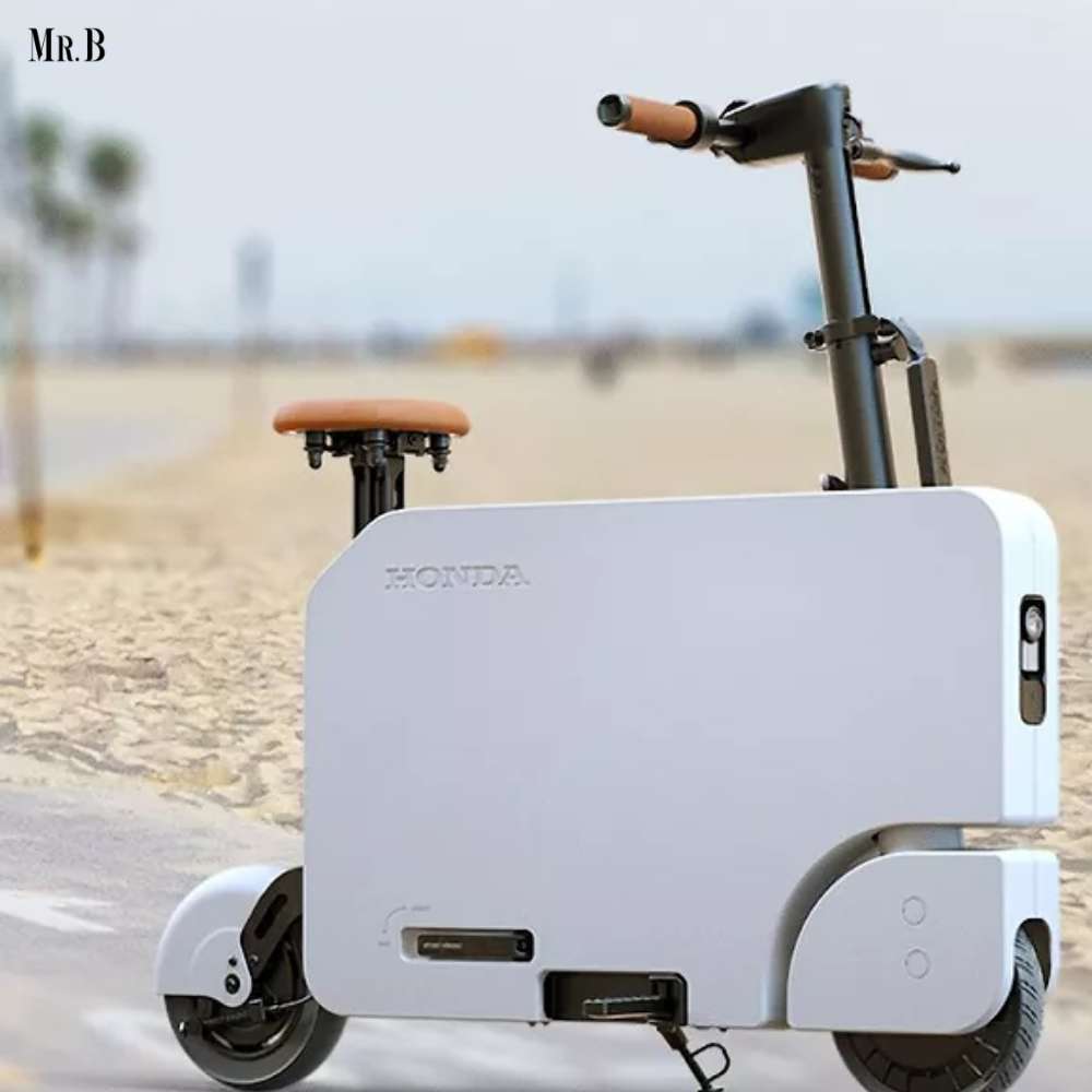 Meet the All New Motocompacto: An Electric Suitcase Ride by Honda | Mr. Business Magazine