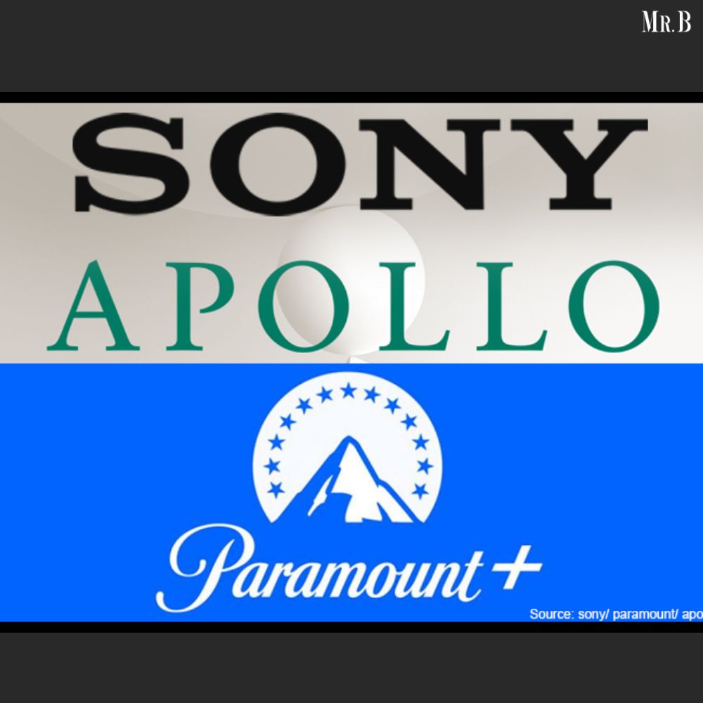 Sony Pictures, Apollo Offer to Buy Paramount Global for $26 Billion in Cash