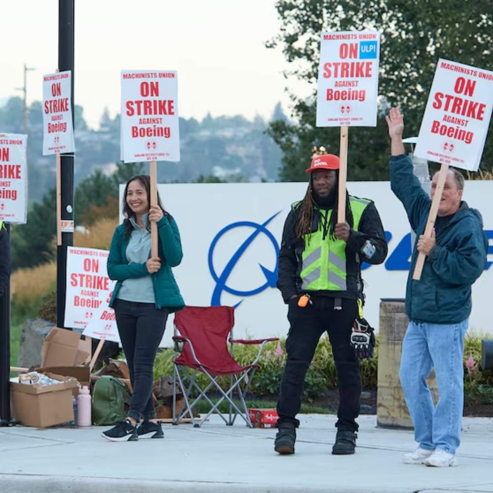 Boeing Workers Continue Strike After Rejecting Contract Offer